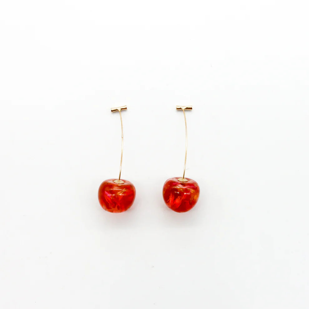 Aretes Cereza Luxury + Domicilio GRATIS