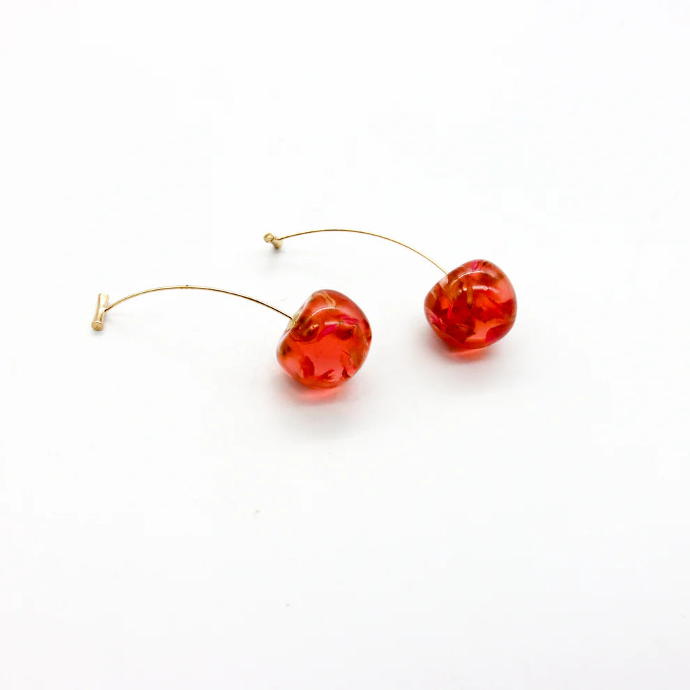 Aretes Cereza Luxury + Domicilio GRATIS