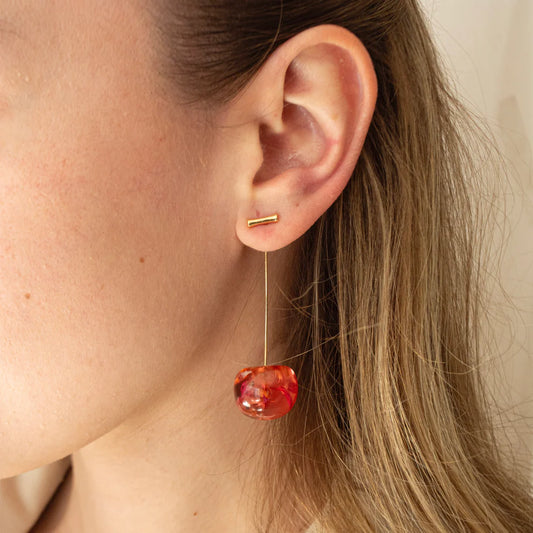 Aretes Cereza Luxury + Domicilio GRATIS